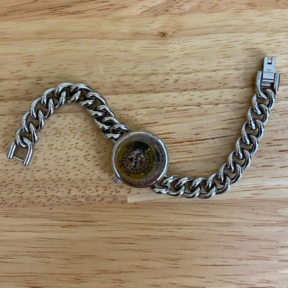 Coach Silver Stainless Steel Link Chain Watch Bracelet - Picture 8 of 11